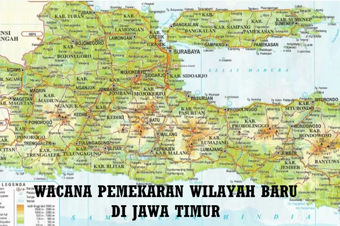 Wacana pemekaran wilayah baru di Jawa Timur kembali mencuat.