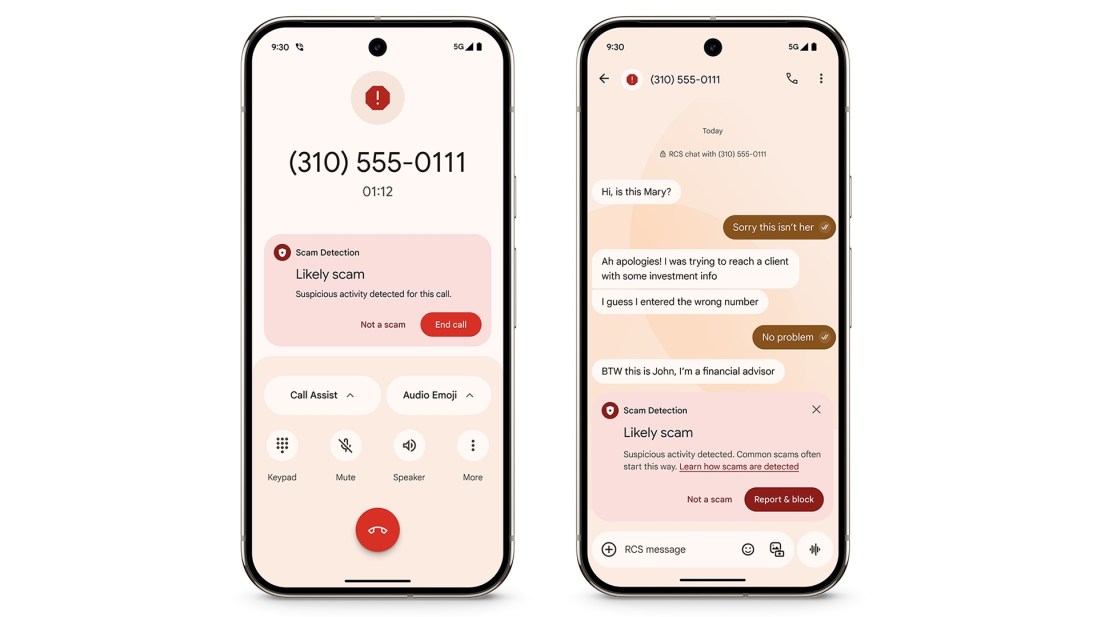 Google hadirkan dua fitur baru untuk cegah penipuan dari pesan teks ataupun panggilan telepon