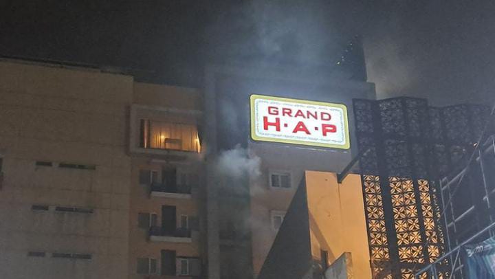 Hotel Grand HAP Solo kebakaran