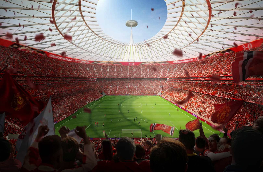 Manchester United resmi pembangunan stadion baru kapasitas 100 penonton