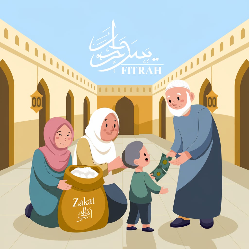 Umat muslim diwajibkan membayar zakat fitrah