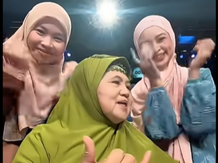 Salah satu tren velocity yang ramai di media sosial, diikuti Mama Dedeh.
