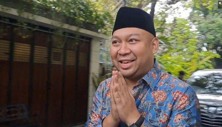Momen Didit Prabowo saat mengunjungi rumah Presiden ketujuh Joko Widodo.