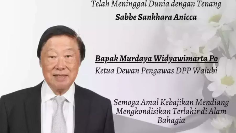 Murdaya Widyawimarta Po tutup usia