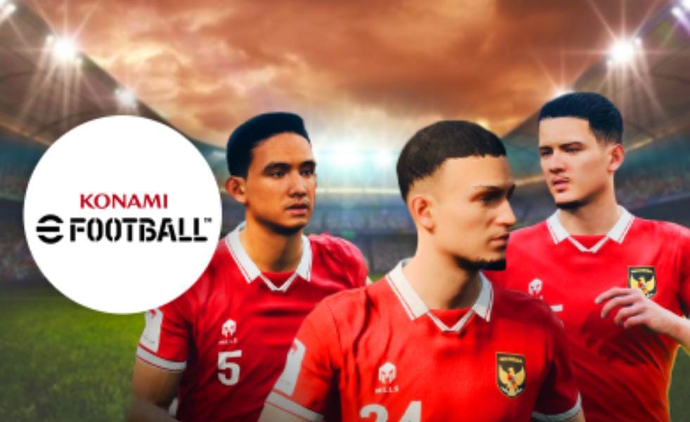 Cara main Timnas Indonesia yang sudah hadir dalam game Konami eFootball.