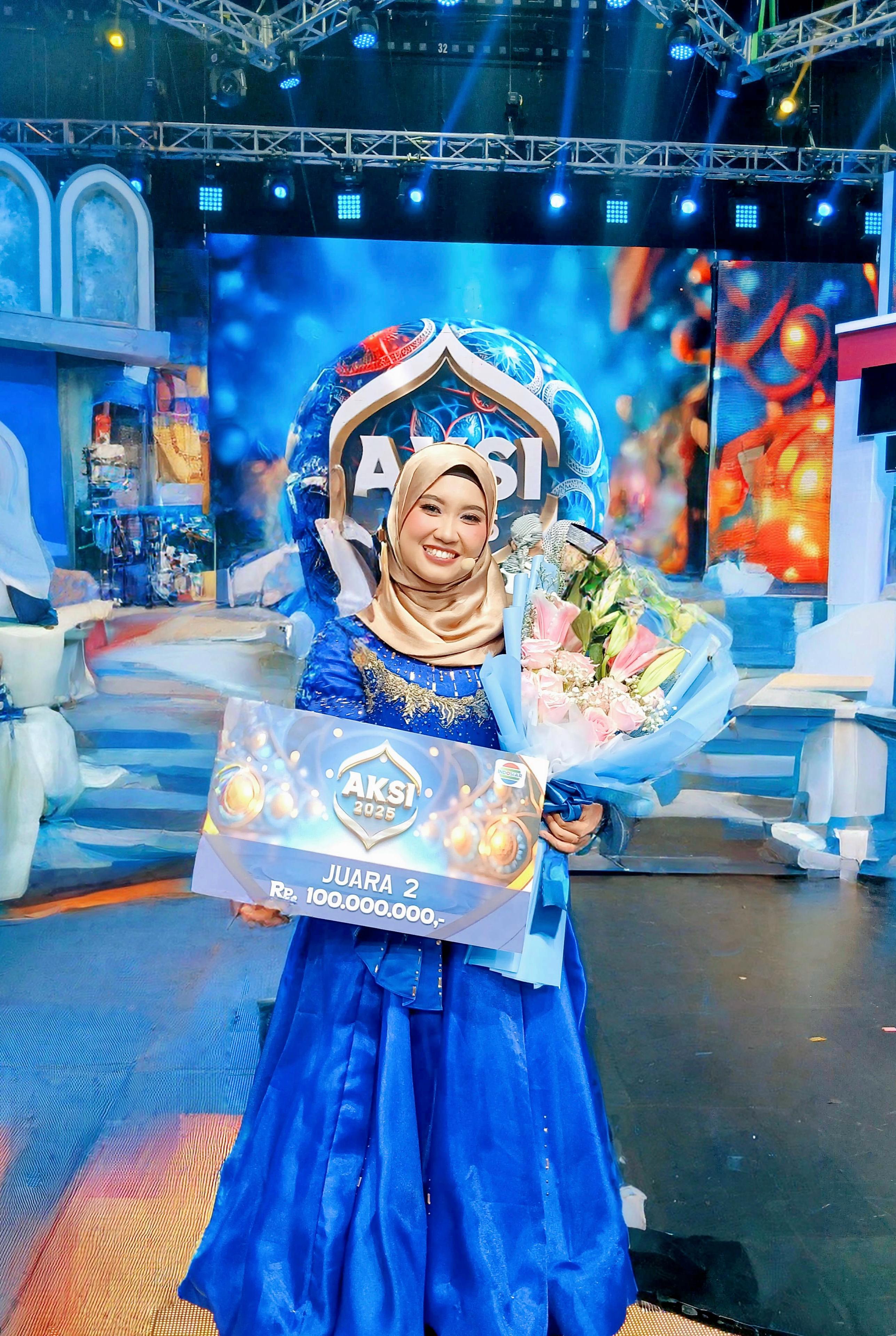 Siti Lutfiyatul Kharisma, Juara 2 AKSI Indosiar 2025