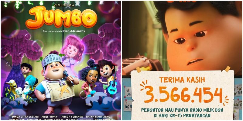 Film Animasi Indonesia Jumbo tembus 3,5 juta penonton