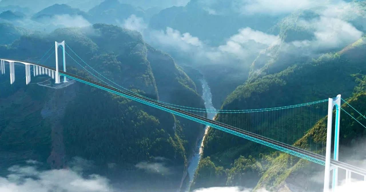 Huajiang Grand Canyon Bridge, Tiongkok