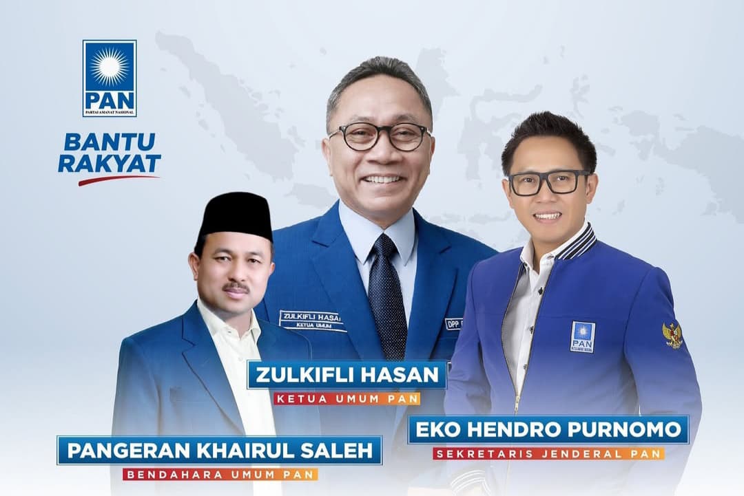 Kepengurusan baru DPP PAN yang baru diumumkan Zulkifli Hasan.