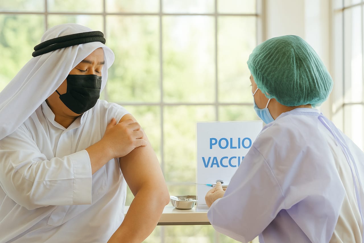 Jemaah haji 2025 diwajibkan untuk mendapatkan vaksin polio