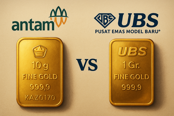 Harga emas Antam dan UBS yang mengalami perubahan 24 Juni 2026.