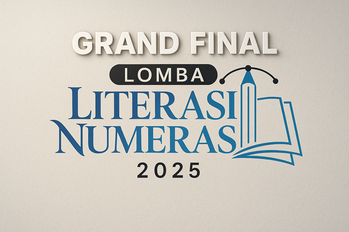 Grand Final Lomba Literasi Numerasi 2025 yang akan diselenggarakan di GOR Rangga Jaya Anoraga Tuban, Rabu (30/4).