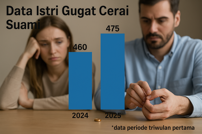 Data istri yang gugat cerai suami di Tuban semakin banyak, mayoritas soal ekonomi.