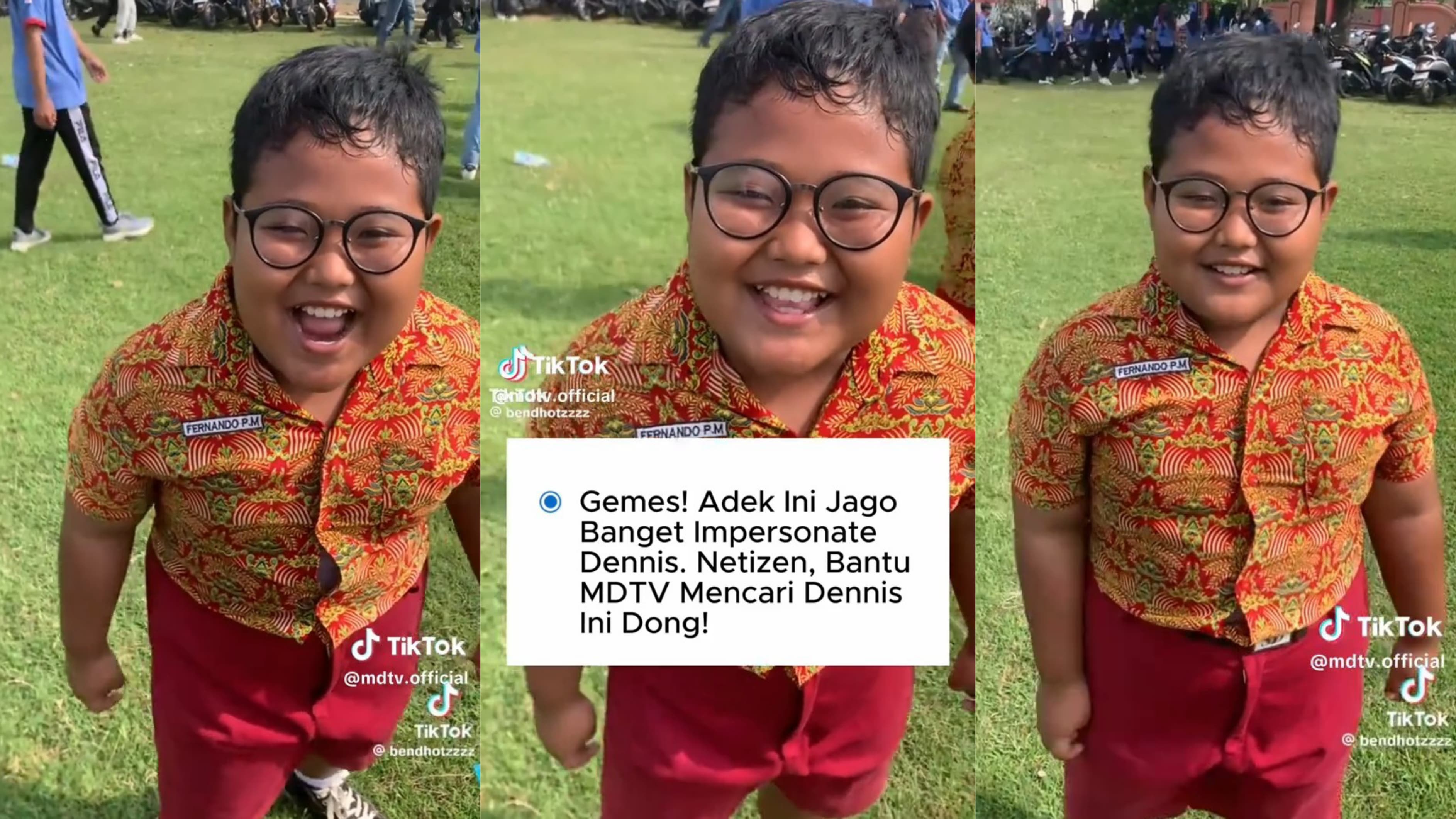 Sosok anak keil yang mirip dengan suara Dennis Adit Sopo Jarwo