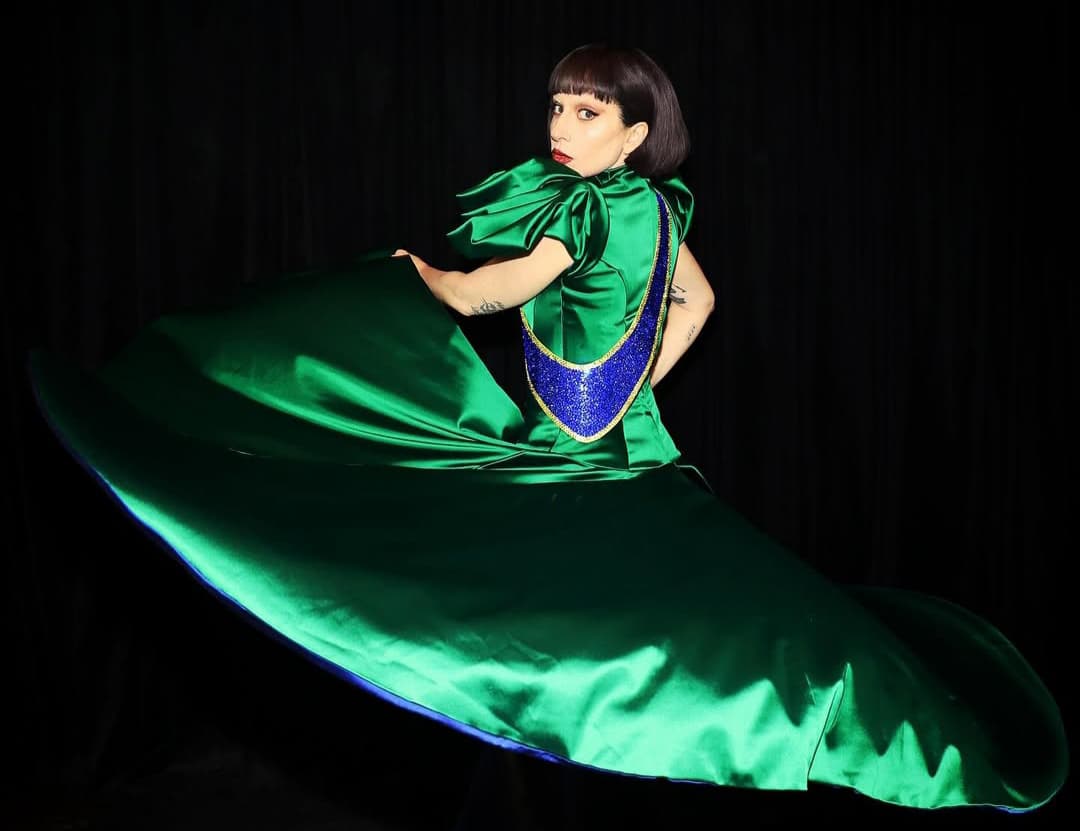 Penampilan Lady Gaga di Brasil.