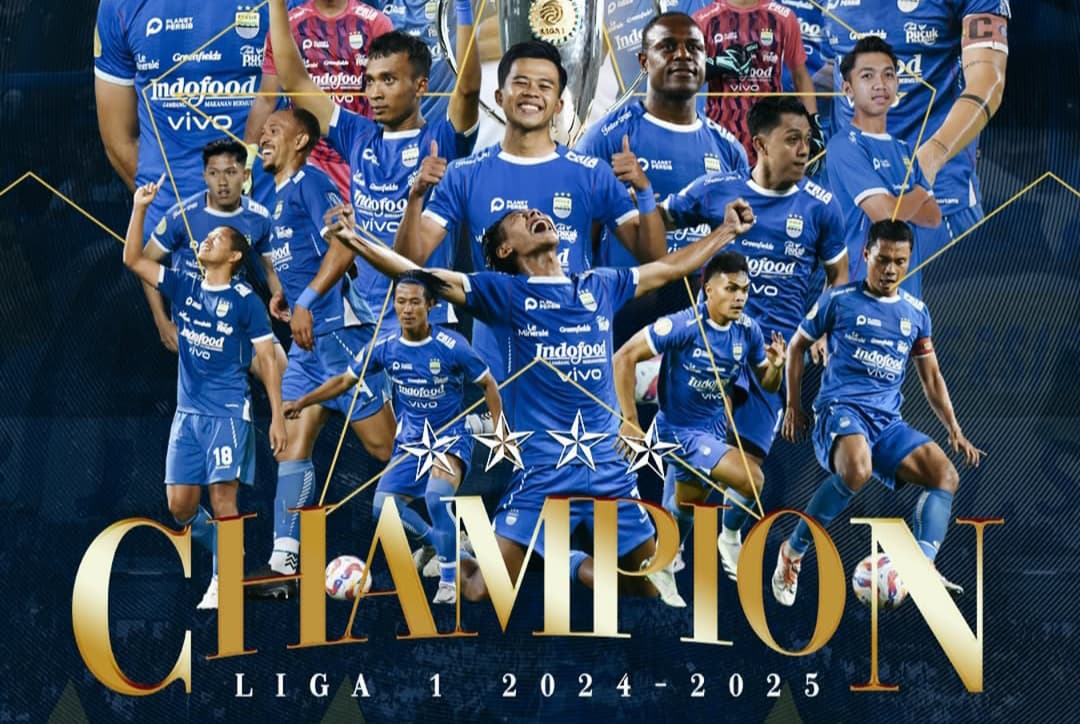Persib Bandung yang sudah mengumumkan menjadi juara Liga 1 2024/2025.