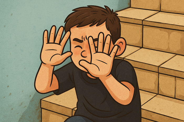 Ilustrasi korban tindakan kekerasan