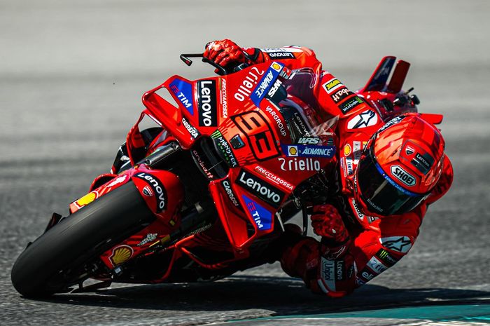 Pembalap Ducati Marc Marquez.