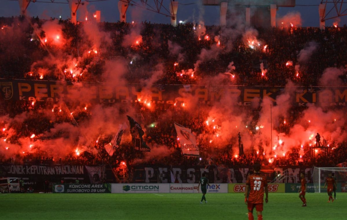Potret kemeriahan dukungan supporter di tim Liga 1.