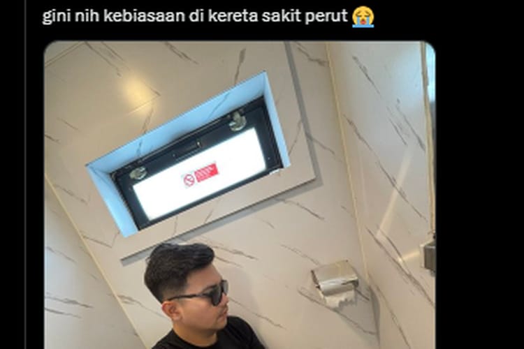 Foto di toilet kereta tuai kritikan warganet