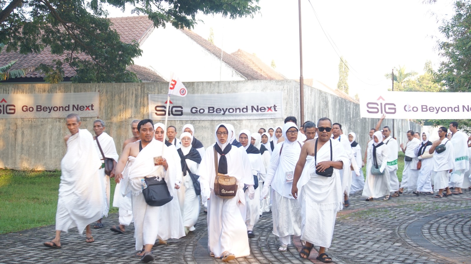 Calon jemaah haji Tuban menjalani rangkaian manasik haji terakhir Selasa (6/5) lalu.