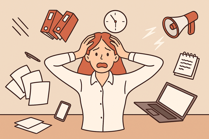 Ilustrasi Toxic Productivity