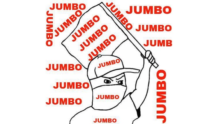 Salah satu gambar yang dibagikan warganet dalam mempromosikan film animasi Jumbo.