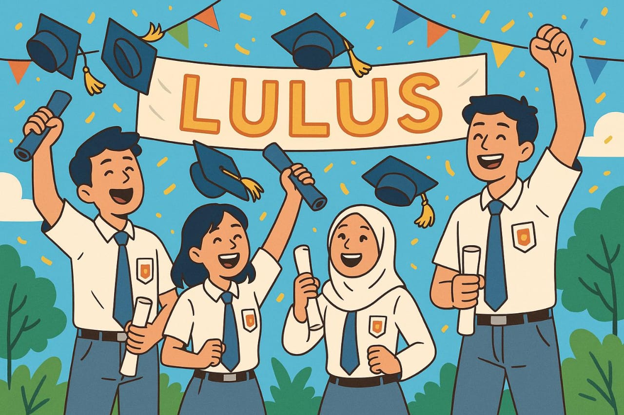 Ilustrasi wisuda SMA dan SMK Negeri dilarang oleh Dinas Pendidikan Jawa Timur.