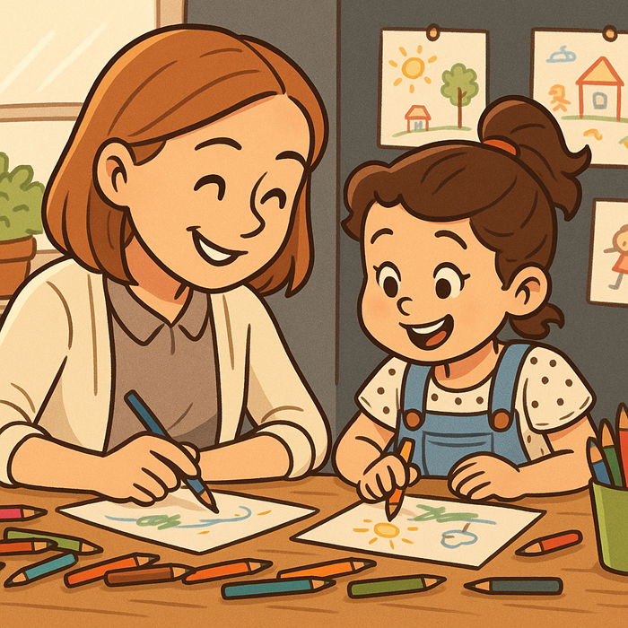 Ilustrasi perempuan berhati mulia