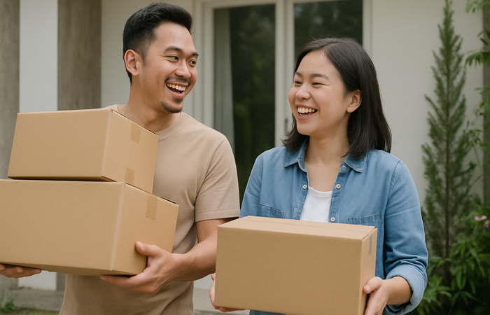 Ilusteasi pasangan berusia 30 tahunan yang baru disebut transisi remaja ke dewasa.