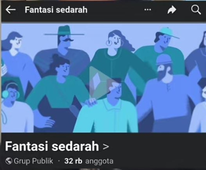 Grup Facebook Fantasi Sedarah yang ramai diperbincangkan warganet karena disorientasi seksual.