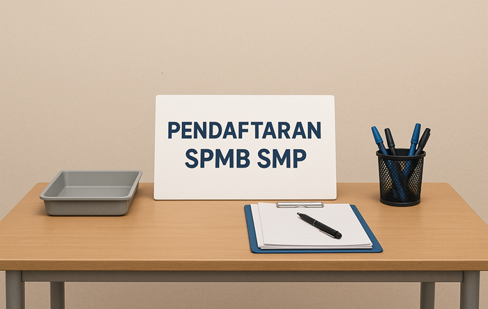 Ilustrasi pendaftaran SPMB SMP di Tuban yang sudah dimulai.