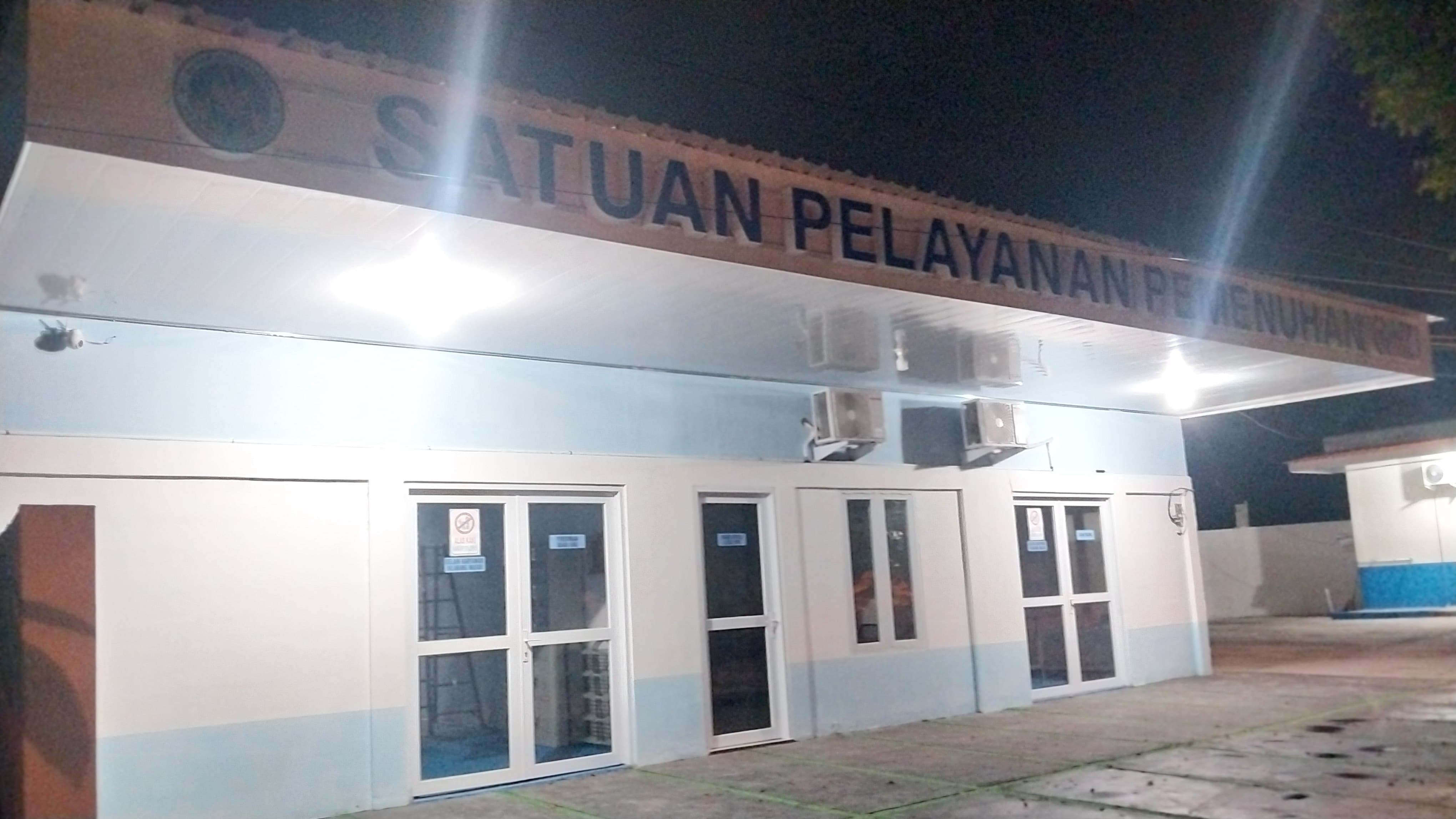 Bangunan SPPG di Desa Temandang, Kecamatan Merakurak yang sudah berdiri sejak beberapa bulan lalu. Namun hingga saat ini belum ada aktivitas MBG.