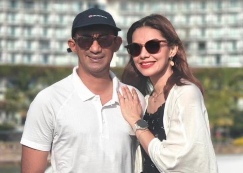 Foto kenangan Najwa Shihab bersama sang suami, Ibrahim Assegaf.