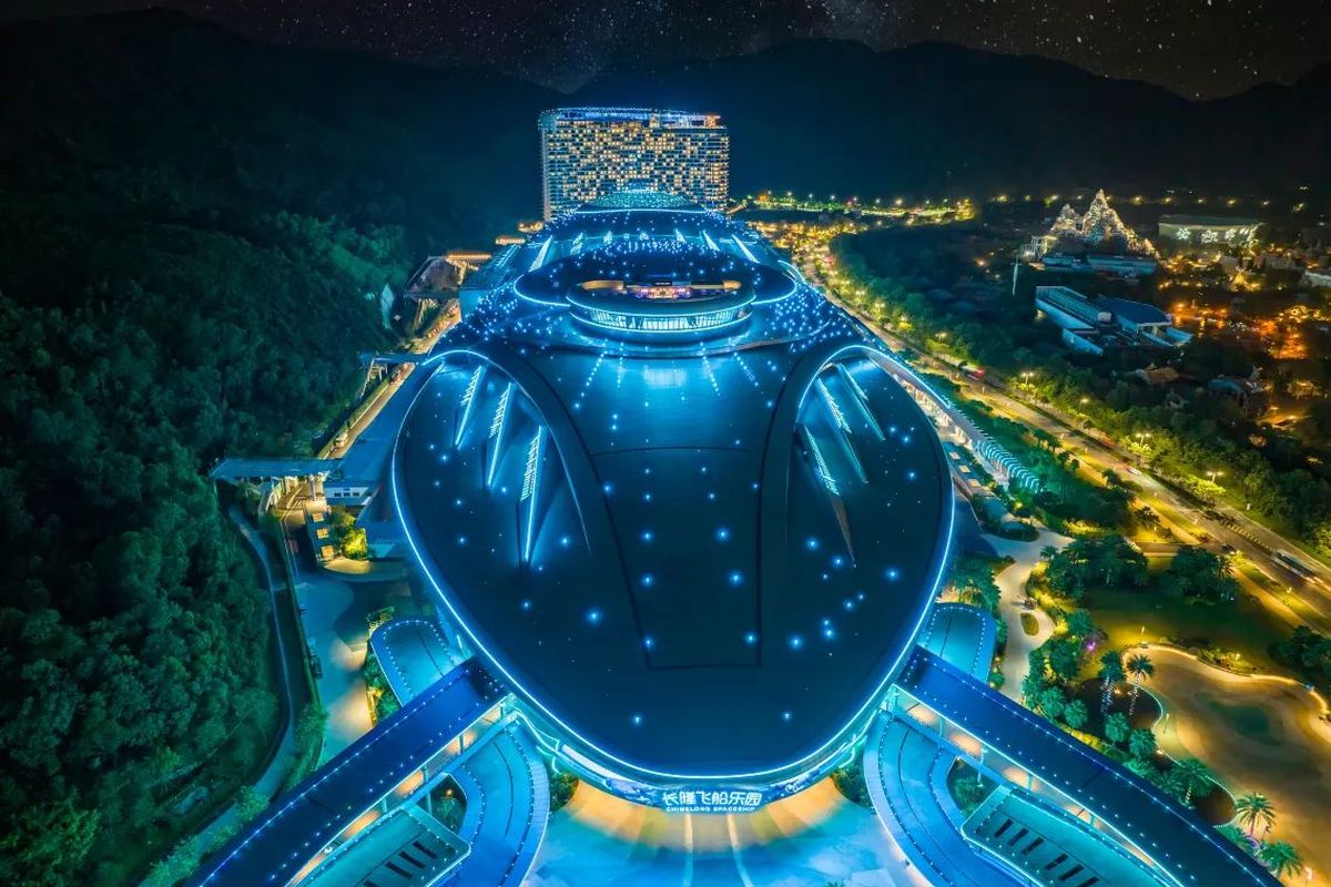 Penampakan Chimelong Spaceship Hotel