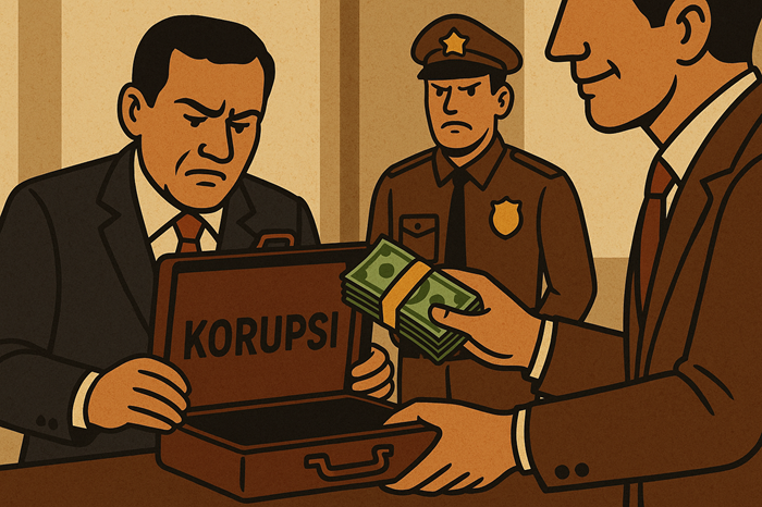 Ilustrasi tindak pidana korupsi