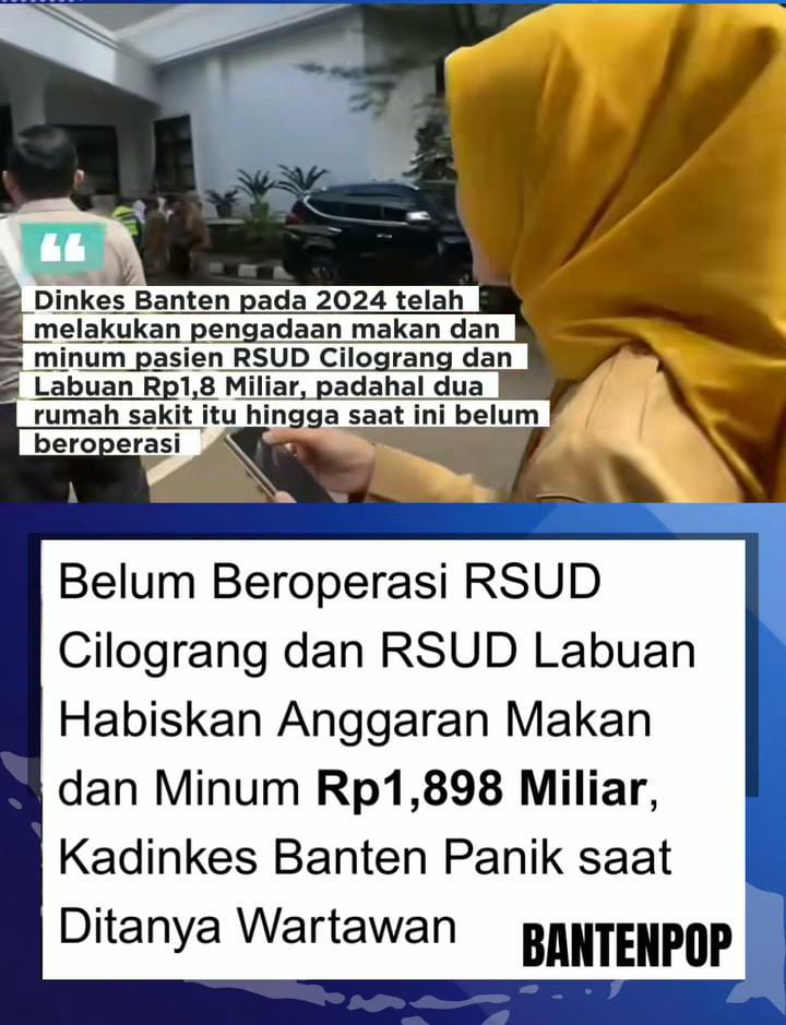 Kadinkes Banten panik ketika ditanya wartawan