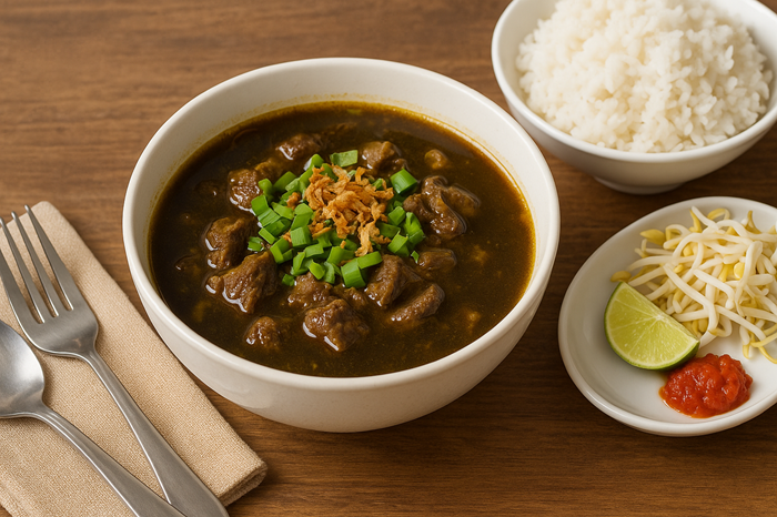 Rawon, kuliner Indonesia yang masuk ke dalam daftar 10 makanan teredan dunia.