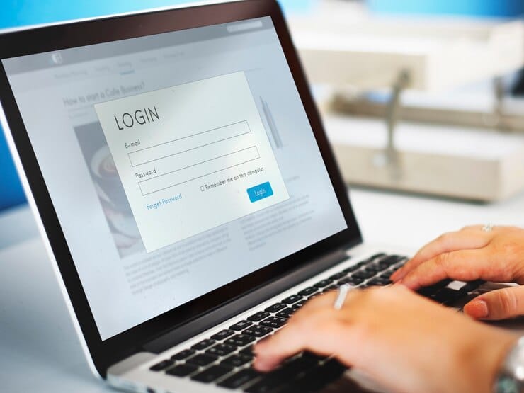 Ilustrasi tampilan saat login