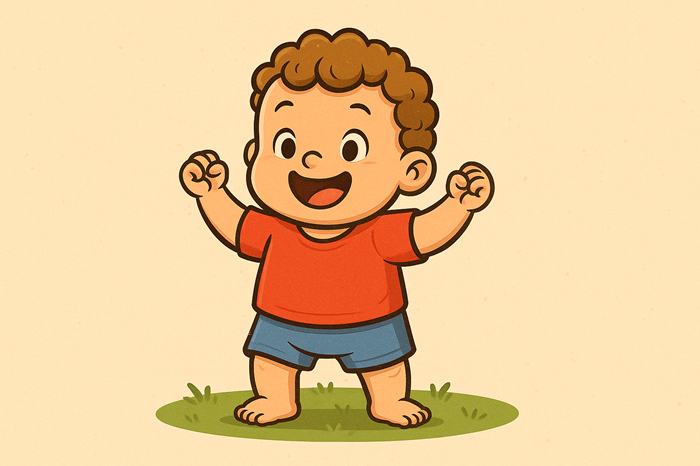 Ilustrasi balita sehat
