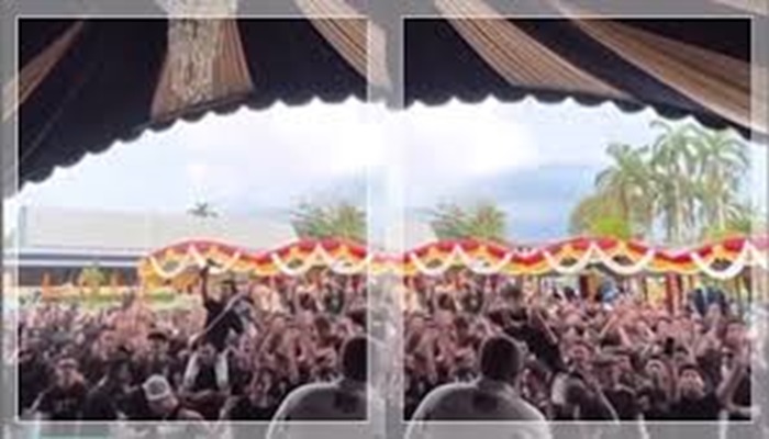 Video saweran dan DJ di perpisahan SMKN 1 Tapin Selatan