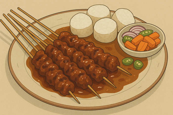 Ilustrasi sate