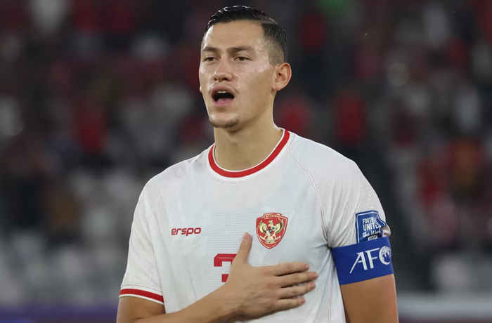 Pemain Timnas Indonesia Jay Idzes.