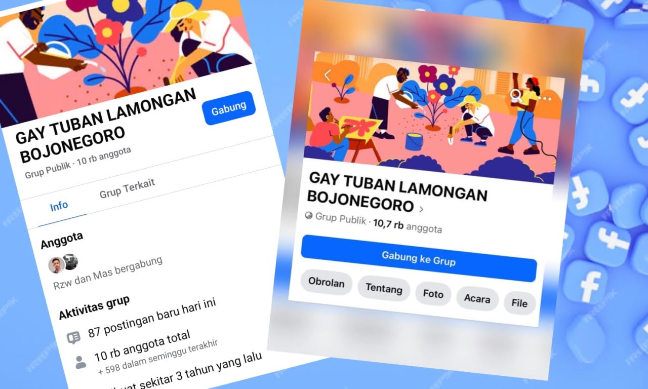 Grup Facebook Gay Tuban Lamongan Bojonegoro yang ramai diperbincangkan warganet.