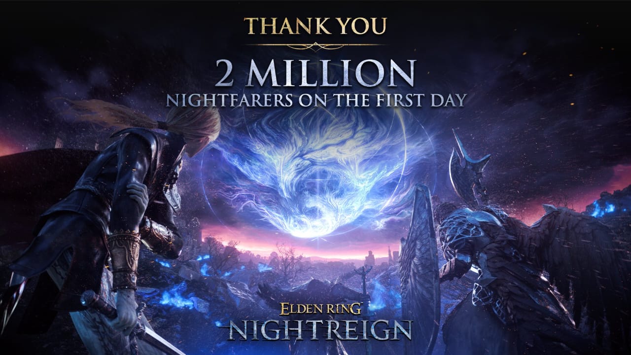 Ucapan terimakasih dari Bandai Namco atas terjualnya dua juta Copy Elden Ring Nightreign.
