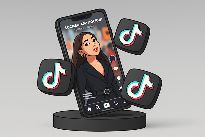 Ilustrasi Video Tiktok yang FYP