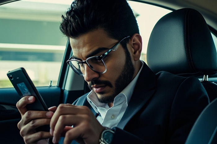 Alasan pusing saat main ponsel di mobil.