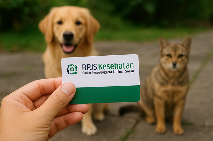 Ilustrasi viral isu BPJS Hewan yang faktanya, DKI Jakarta hanya merencanakan skema subsidi layanan kesehatan untuk hewan peliharaan.