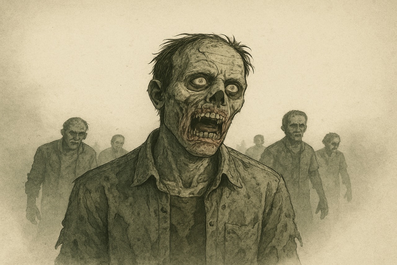 Ilustrasi zombie
