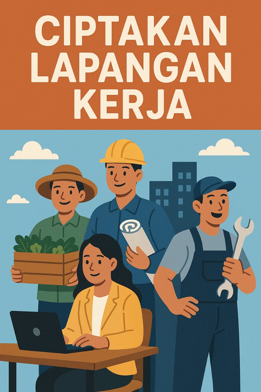 Ilustrasi lulusan universitas bisa menciptakan lapangan pekerjaan
